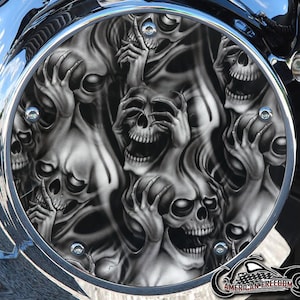 Harley Davidson Custom Made Derby Cover or Timing cover (Your choice) For all Big Twin, Twin Cam, Milwaukee 8 & Sportster - No Evil