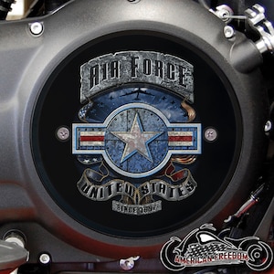 Victory Motorcycles Custom Derby Cover - Air Force