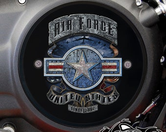 Cubierta Derby personalizada de Victory Motorcycles - Fuerza Aérea