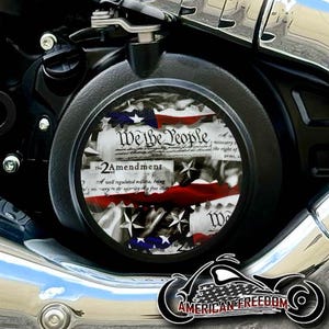 2025+ Indian Motorcycles Scout Custom Derby Cover - We The People Flag