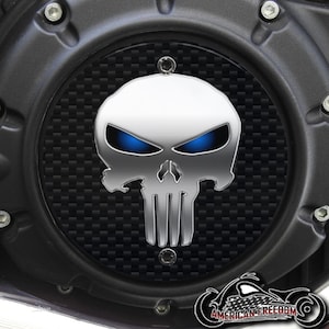 Indian Motorcycles 2015-2024 Scout Custom Derby Cover - Blue Punisher