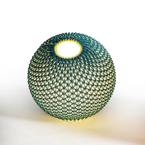 Moderne vloerlamp, gebreide vloerlampenkap, globe-vloerlamp, noords licht, decor Wabi Sabi, tafellamp, rieten lampenkap, hygge-decor afbeelding 1