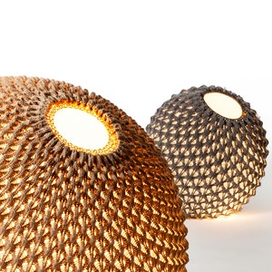 Futuristische vloerlamp, moderne lampenkap, industrieel bollicht, textiellamp, verlichtingskroonluchter, designerlamp, tafellamp, kunst voor in huis