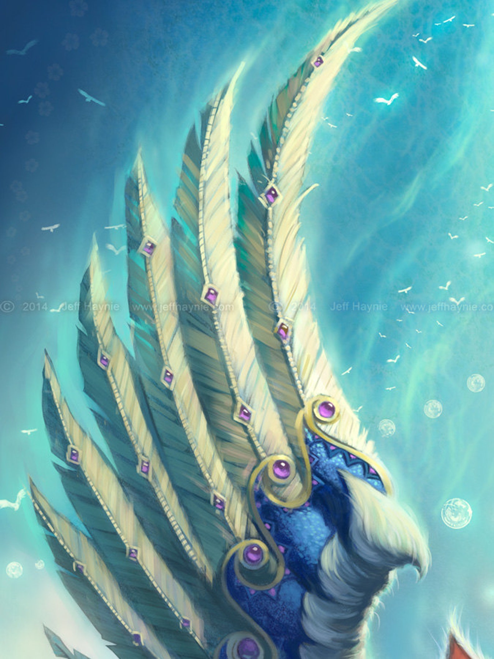 cat angelus canvas
