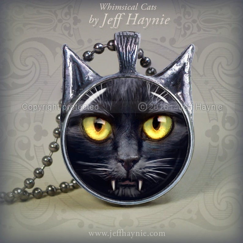 SC5 Vampire Cat pendant