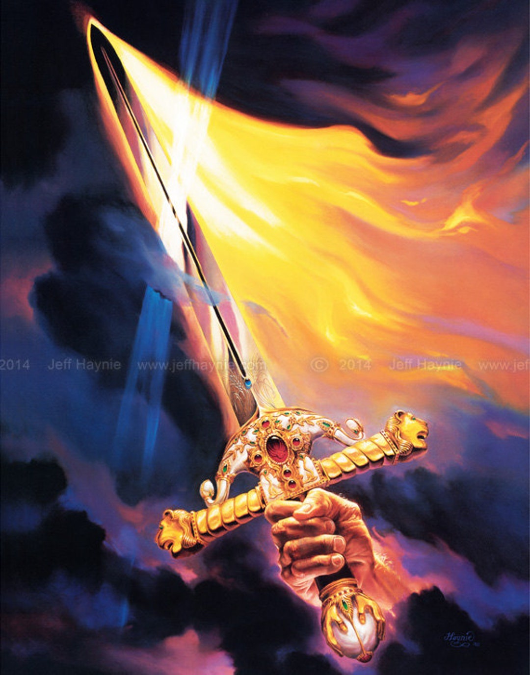 Sword of the Spirit // 8 X 10 PRINT // Christian Art Print // Sword