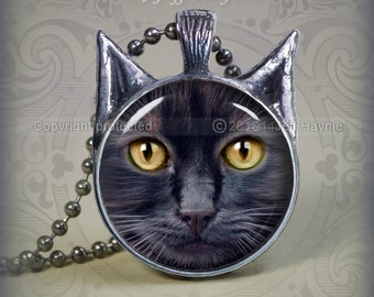 BLK17 Black Cat pendant