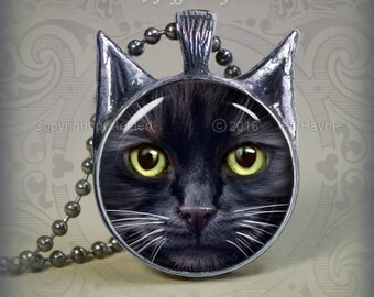 BLK13 Black Cat pendant
