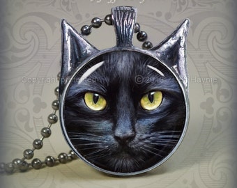 BLK1 Black Cat pendant