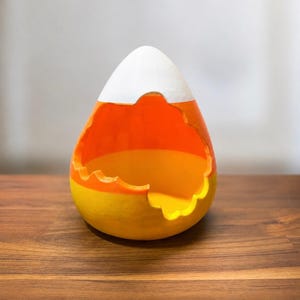 Candy Corn Hide and Foraging Dish