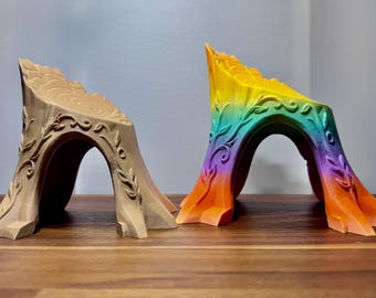 Woodland Tree Stump Hide | Hermit Crab Climbing & Hiding Hut | 3D Printed PLA | Multiple Colors  Sizes