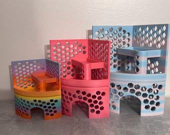 Hermit Crab Playground with Hide - Shell Shop -- Idea for XS to Medium hermit crabs
