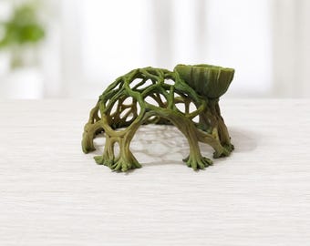 Root Dome Foraging Bowl | Hermit Crab Hide, Climb & Enrichment Dish