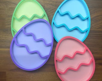 Easter Egg Hermit Crab Food Dish | 3D Printed PLA Feeder Tray | Reptile & Hermit Crab Bowl