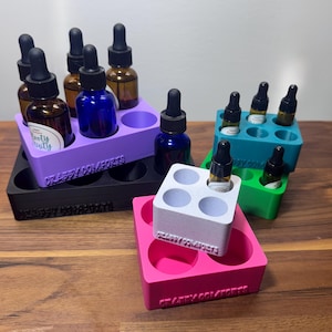 Hermit Crab Oil Bottle Holder Organizer - Compact Storage Insert | 5mL, 10mL and 30mL