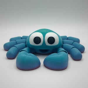 Giant Articulated Crab  3D Printed PLA