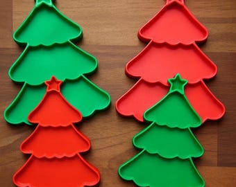 Hermit Crab Christmas Tree Food & Foraging Dish  Holiday 3D Printed Tray