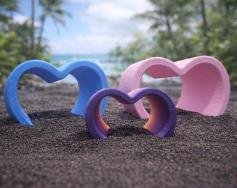 Heart Tunnel Hideouts | Hermit Crab & Reptile Enrichment Tunnels