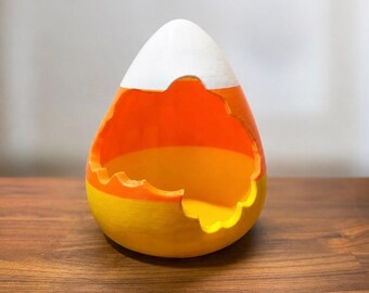 Candy Corn Hide and Foraging Dish