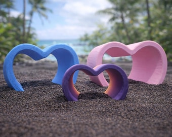 Heart Tunnel Hideouts | Hermit Crab & Reptile Enrichment Tunnels