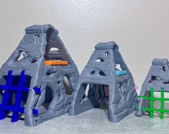 Hermit Crab Mountain Playground | 3D Printed Climbing & Hiding Feature  3 Sizes
