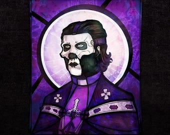 Papa 5 Glass Effigy | Print 5x7 or 8x10