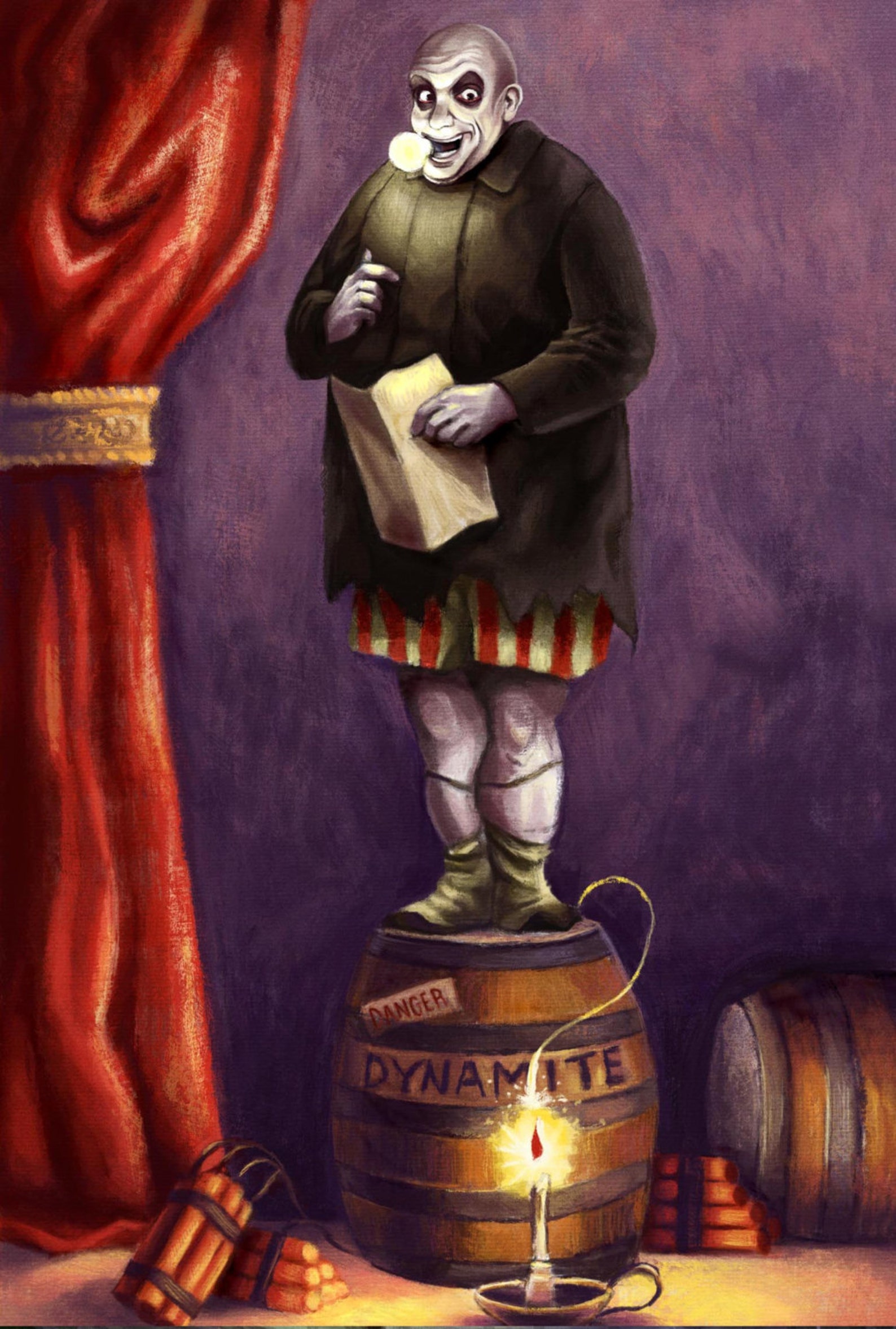 Uncle Fester Addams The Addams Family Haunted Mansion Stretch | Etsy