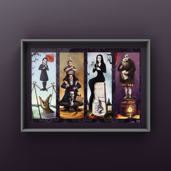 The Addams Family Haunted Mansion Single 19"X13"