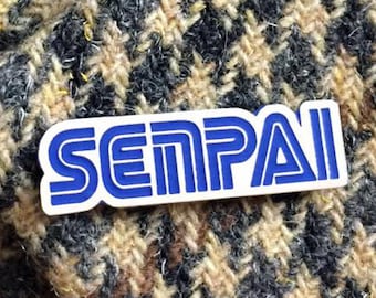 Senpai Enamel pin