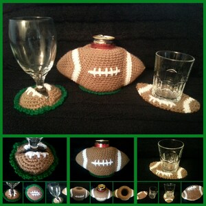 PATTERN ONLY - Football Drinking Buddies (Set of 3)