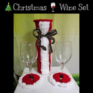 CHRISTMAS WINE SET - Pdf Pattern