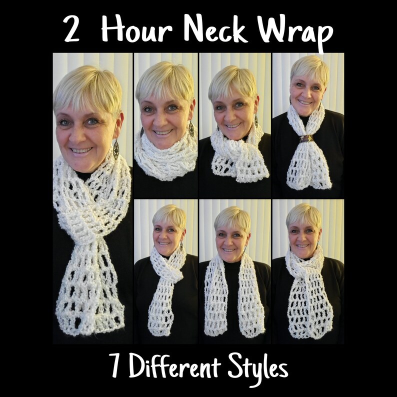 Pattern Only 2 HOUR NECK WRAP Etsy