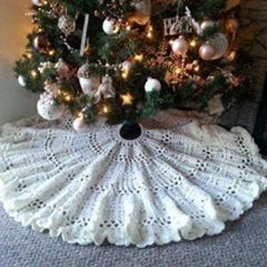 Faldas de encaje para árbol de Navidad - Juego de 2 patrones - PDF
