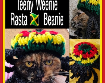TEENY WEENIE RASTA Beanie - pdf pattern