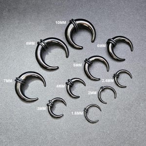 Kit Estiramiento Orejas 36 Piezas Wpond - Acrílico, 14G A 00G, Con Conos Y Tapones, Color Negro