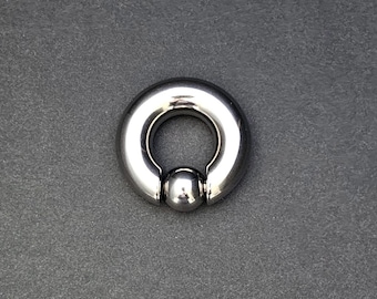 XXL BCR Intimpiercing Clip in Prinz Albert Piercing Spring Ball