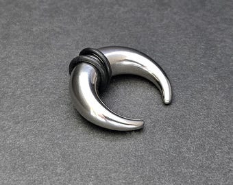 Pinscher aus Chirurgenstahl | Septum Dehner | Bull Taper | Septum & Ohrmessung | Crescent Verjüngungen | Septum Piercing 1,6mm - 10mm beinhaltet 7mm