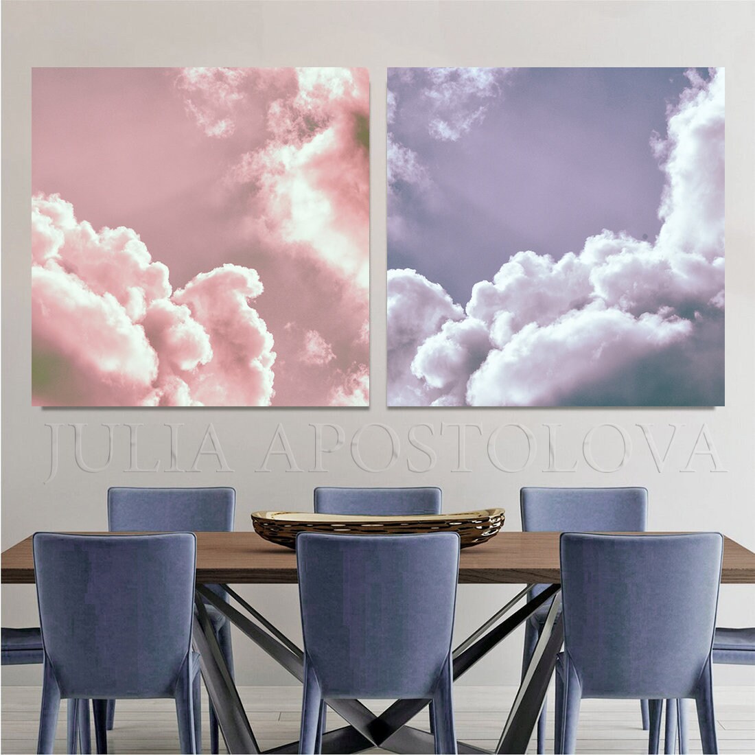 Cloud Rattan Wall Hanging Decor – Pink Haley