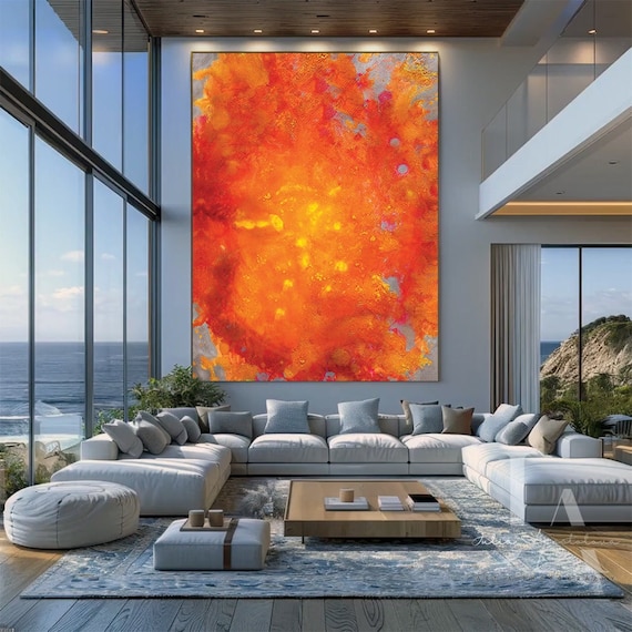 Orange wall tapestry hotsell