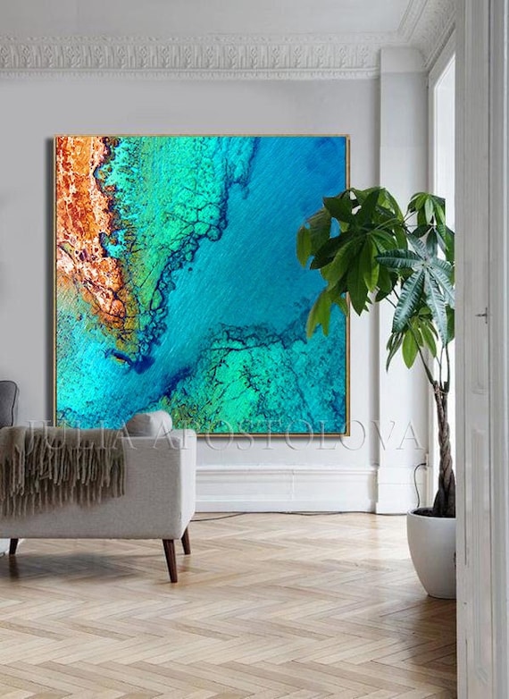 Turquoise Office Decor