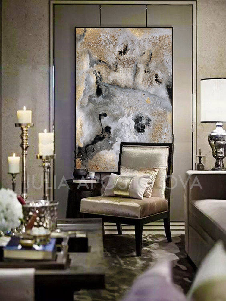 Grey And Gold Wall Art Black Print Contemporary - Gold Wall Living Room Ideas Grey And Gold Wall Art Black Print Contemporary - Gold Wall Living Room Ideas