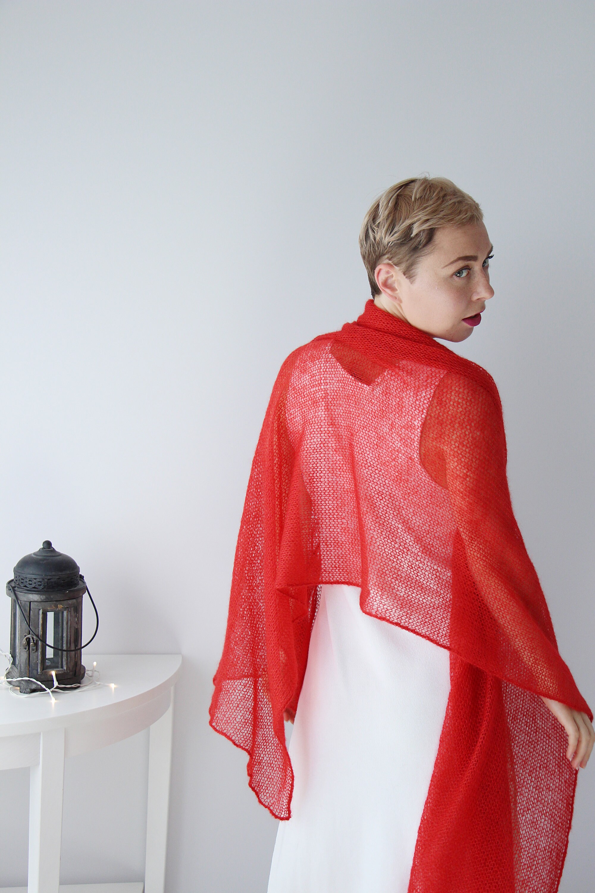 womens christmas shawl