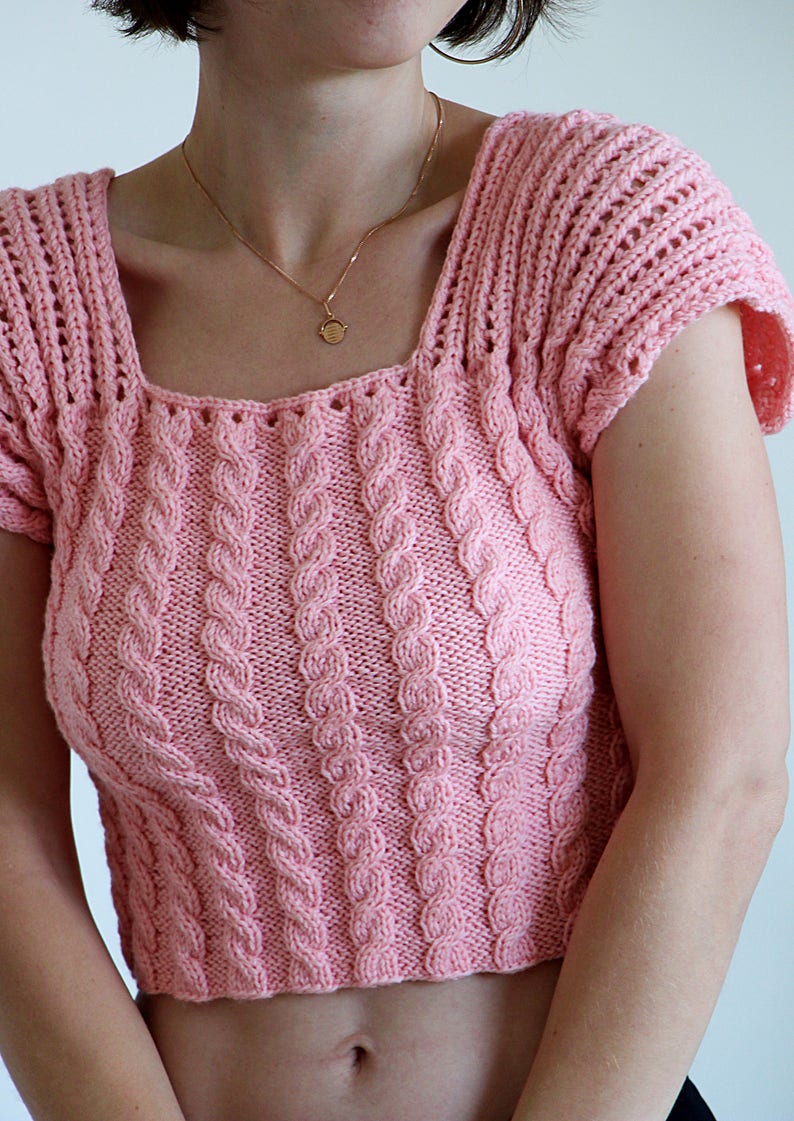 Fashion knit lingerie women knitted underwear pink knitted Etsy