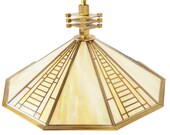 Stained Glass Pendant Light by Fredrick Ramond