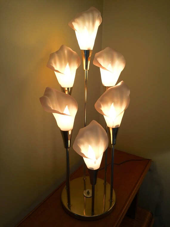 calla lily table lamp