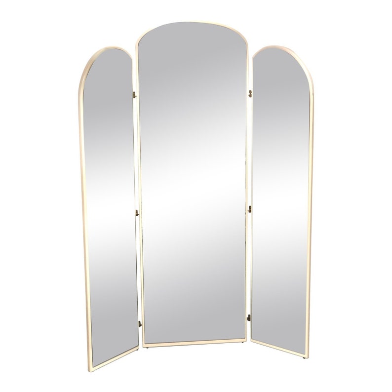 Monumental TriFold Floor Mirror by Rougier Etsy