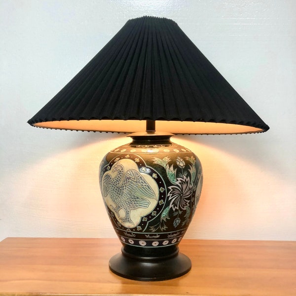 Porcelain Phoenix Lamp Etsy