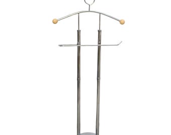 1980s Chrome Mid Century Modern Valet Stand