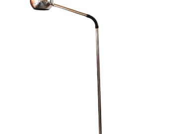 Vintage Space Age Chrome Eyeball Floor Lamp