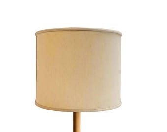 Vintage Linen Drum Lampshade by Quoizel